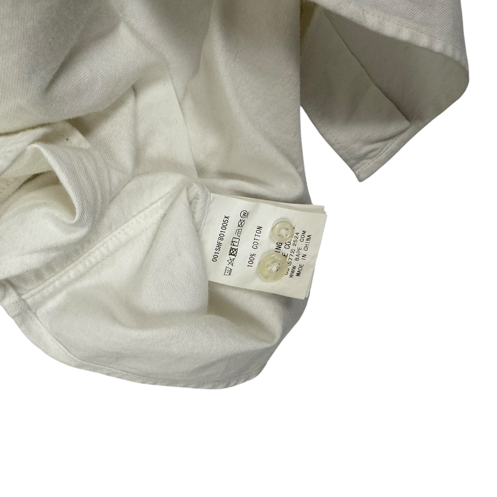 A Bathing Ape (Bape) Busy Works Transit Authority Shirt White (Fits L-XL)