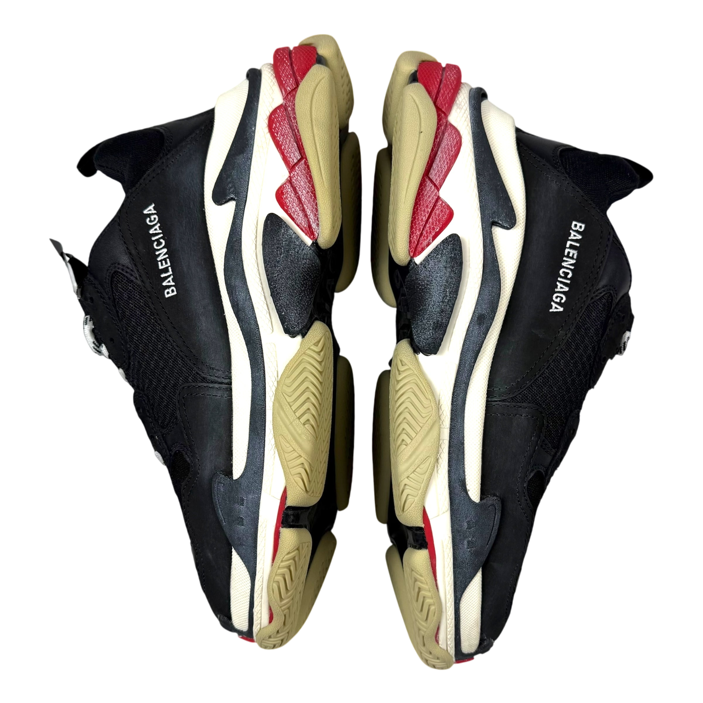 Balenciaga Triple S Black White Red (2018 Reissue) (US11/UK10/EU44)