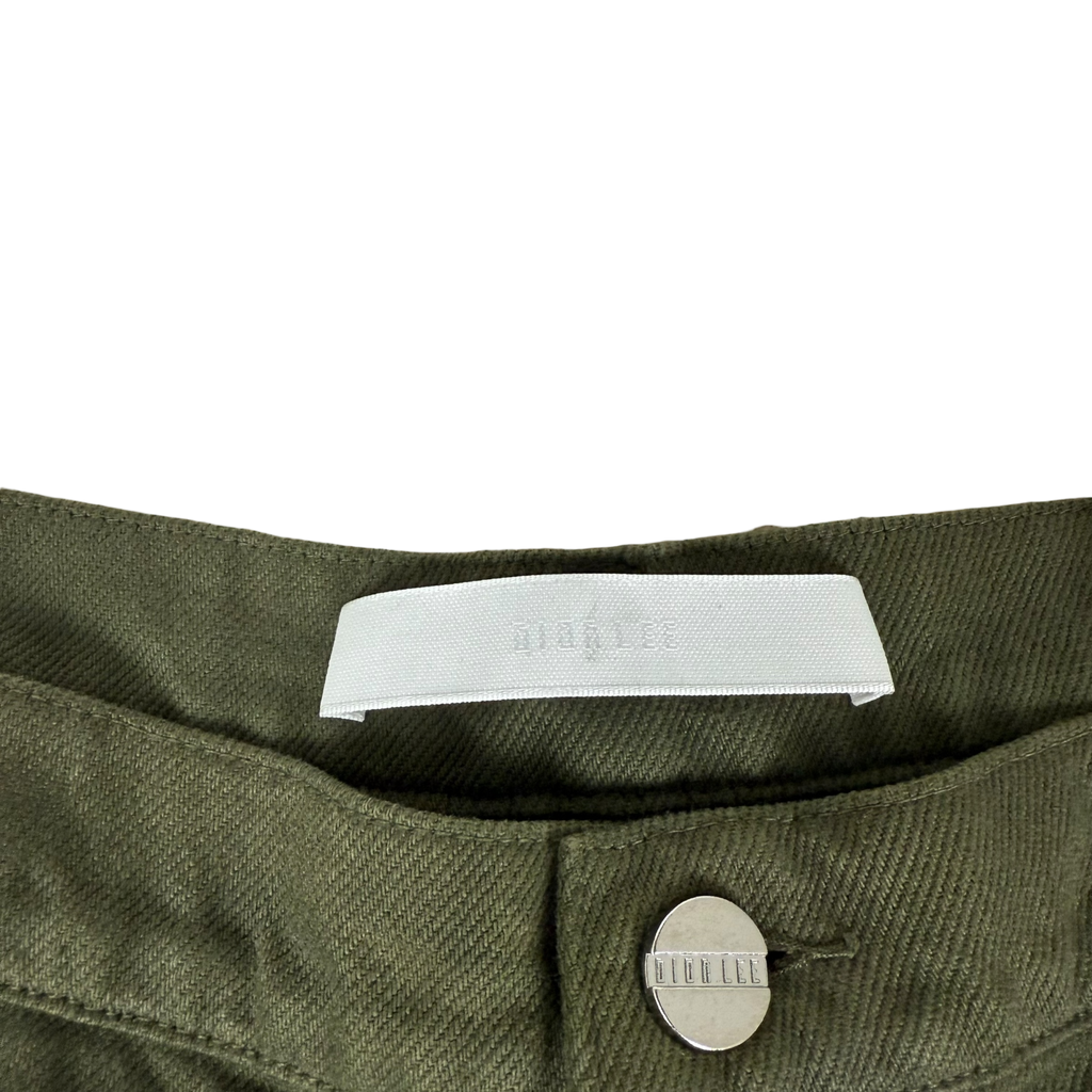 Dion Lee Sunfade Ombré Multipocket Jeans Military Green (Size 36”)