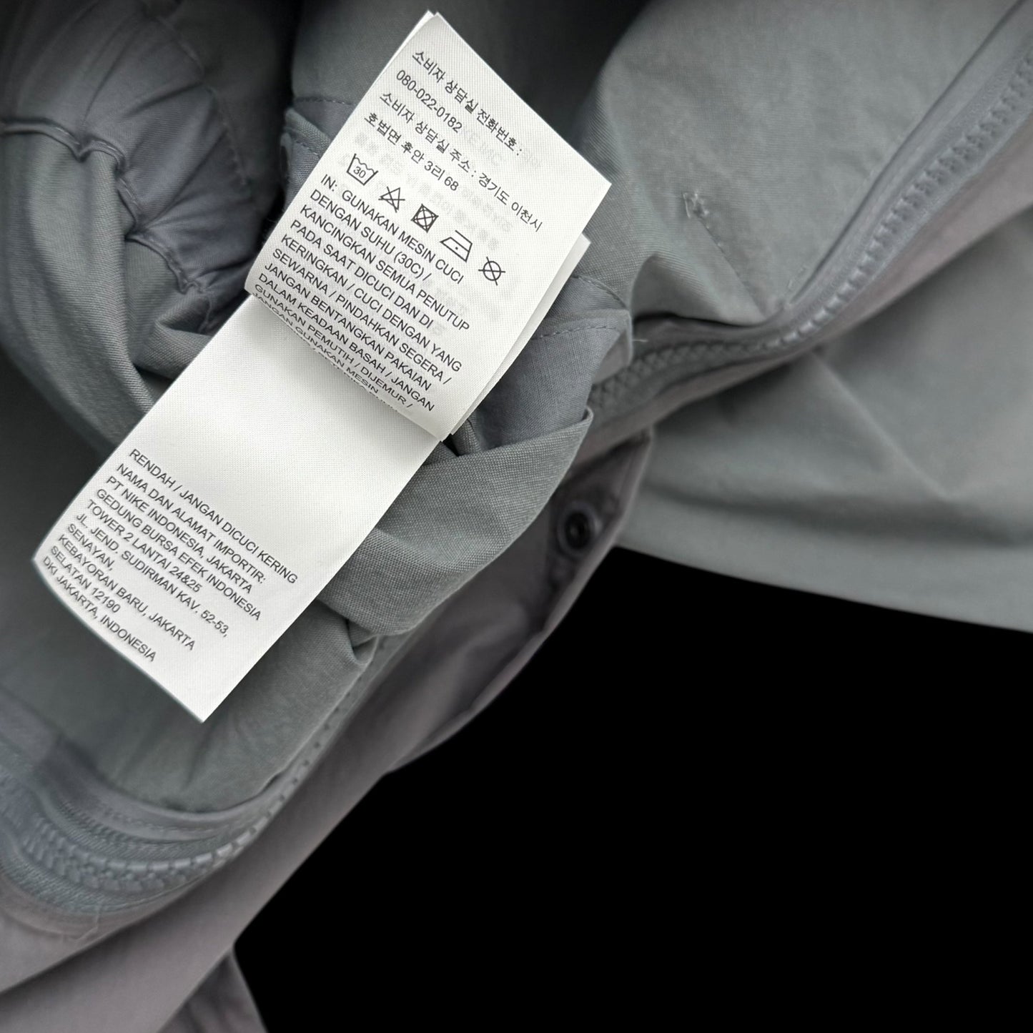 Nike Samuel Ross x A-COLD-WALL* (ACW) Dual Component Overcoat Grey (Fits L-XL)