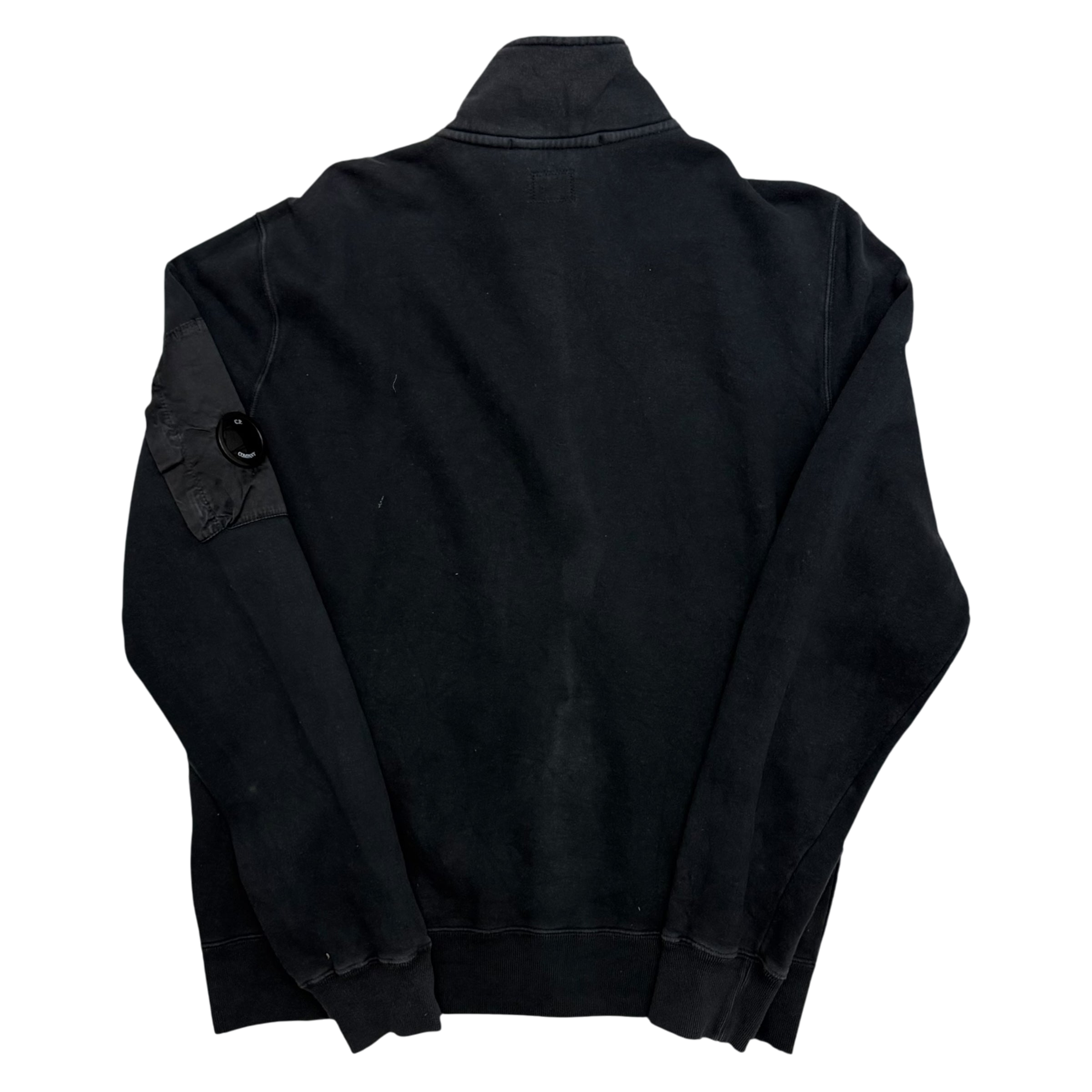 C.P. Company AW14 Cotton Lens Viewer Zip-Up Sweatshirt Navy (Fits L)