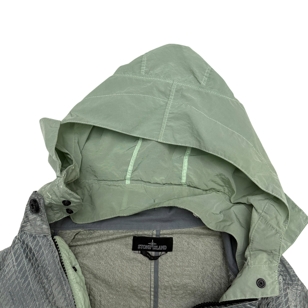 Stone Island Shadow Project SS 2016 Jacquard Nylon Jacket Grey / Green (Size L)