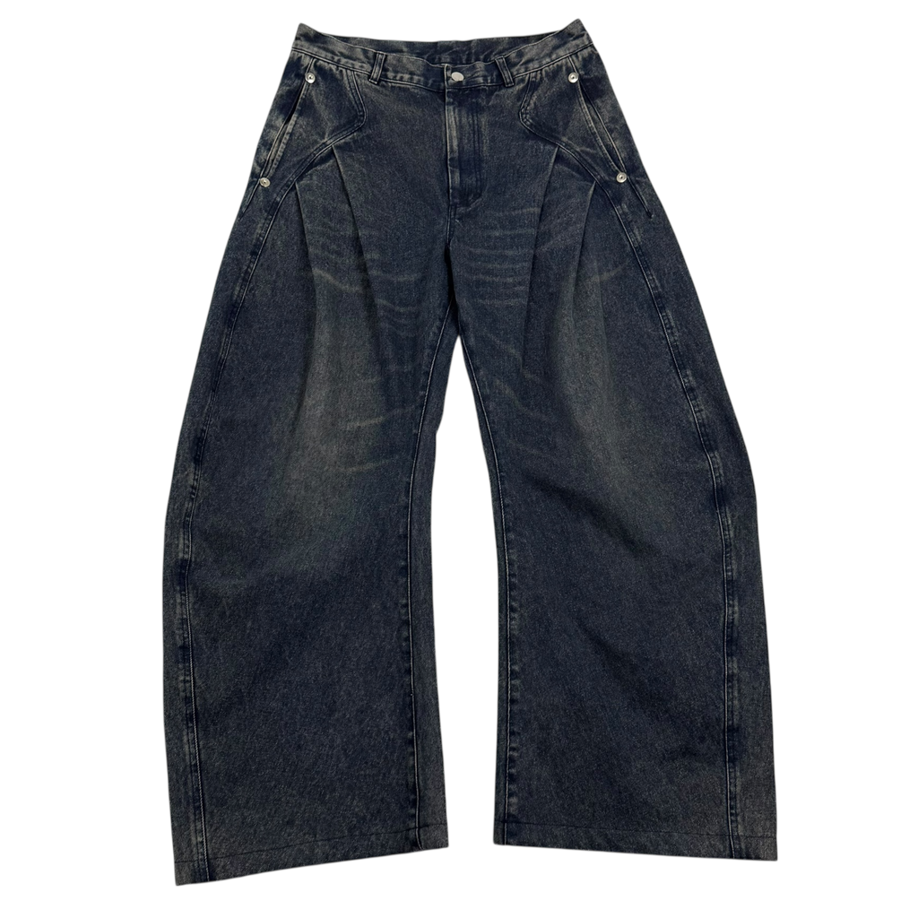 Conz Curved Washed Jeans (Fits 32”)