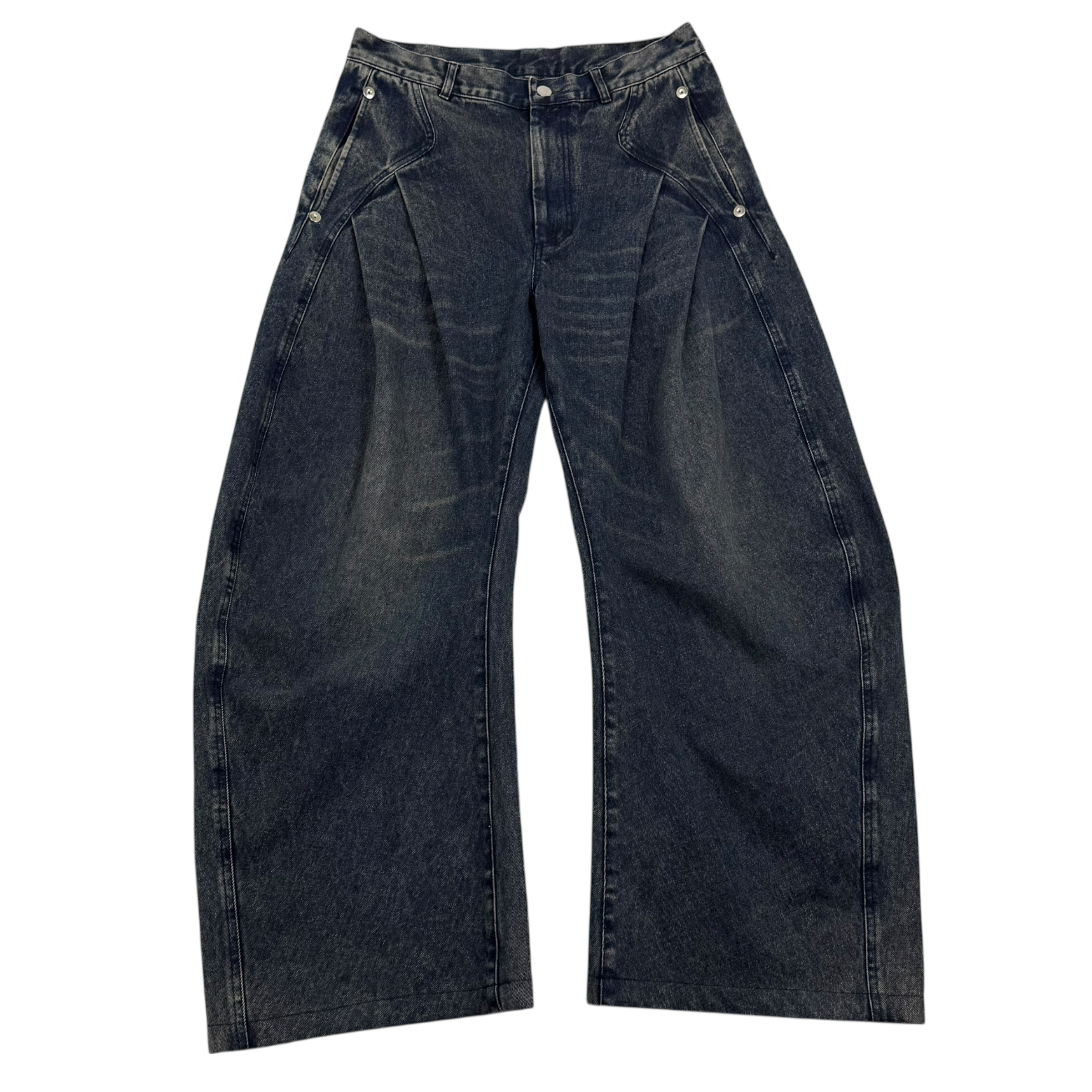 Conz Curved Washed Jeans (Fits 32”)