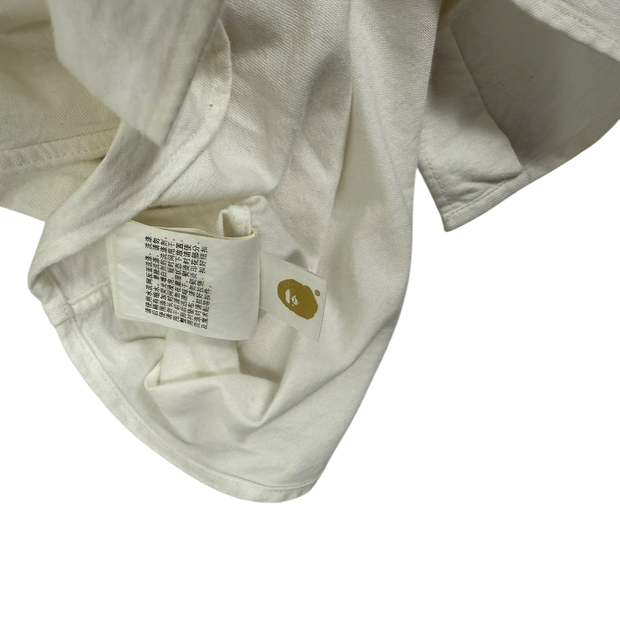 A Bathing Ape (Bape) Busy Works Transit Authority Shirt White (Fits L-XL)