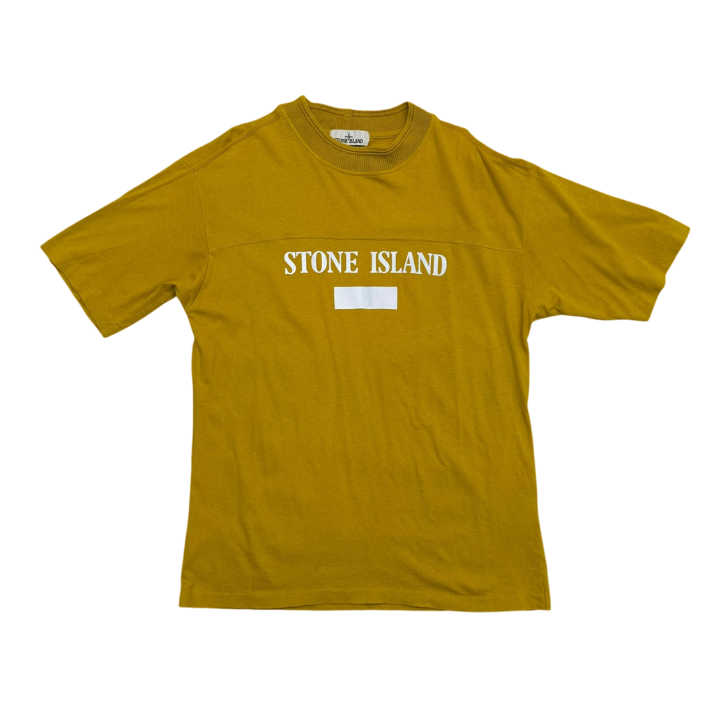 Stone Island 3M Reflective Short Sleeve T-Shirt Yellow (Size L)