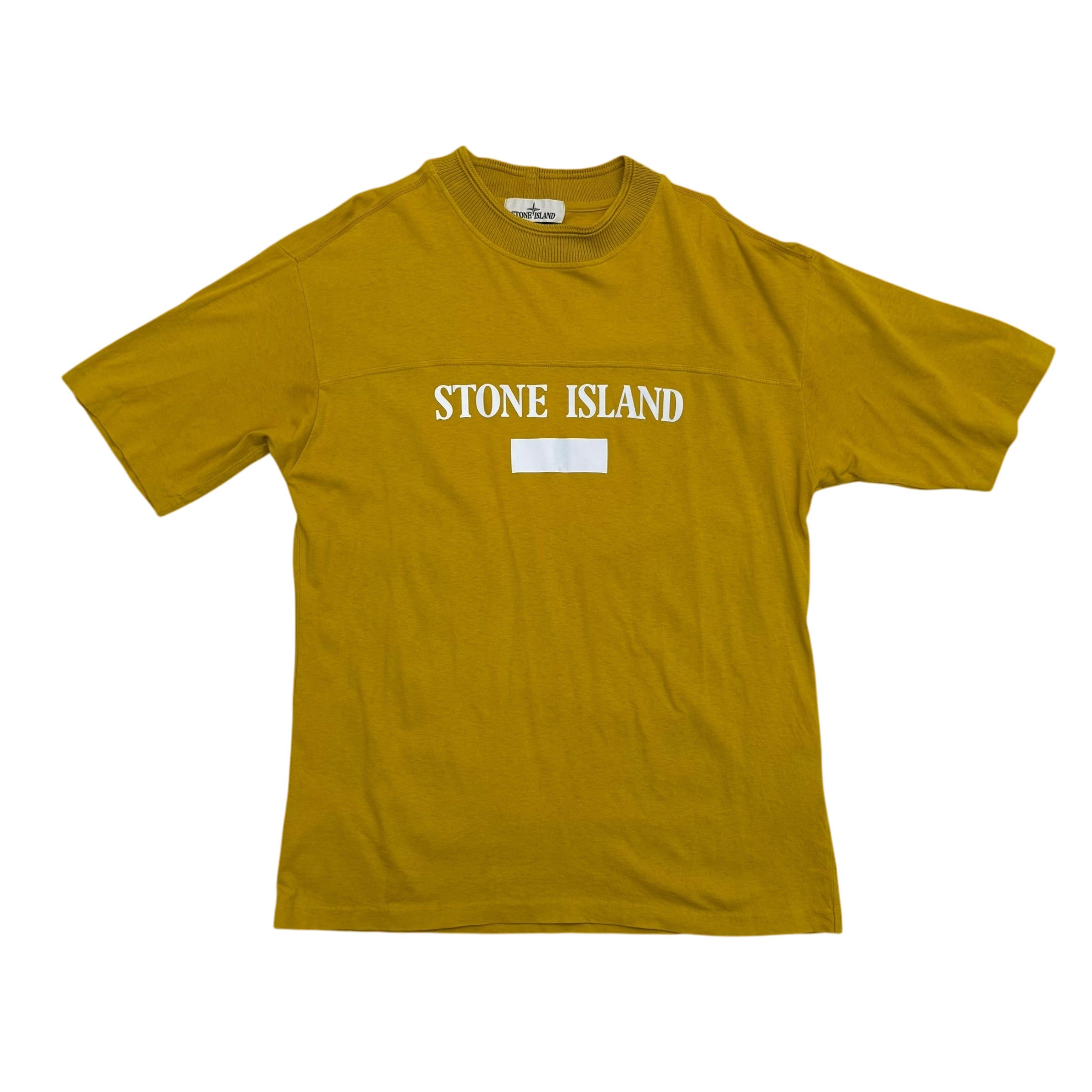 Stone Island 3M Reflective Short Sleeve T-Shirt Yellow (Size L)