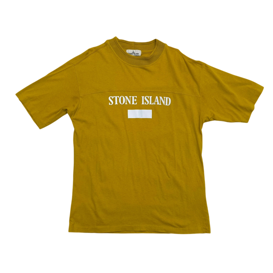 Stone Island 3M Reflective Short Sleeve T-Shirt Yellow (Size L)