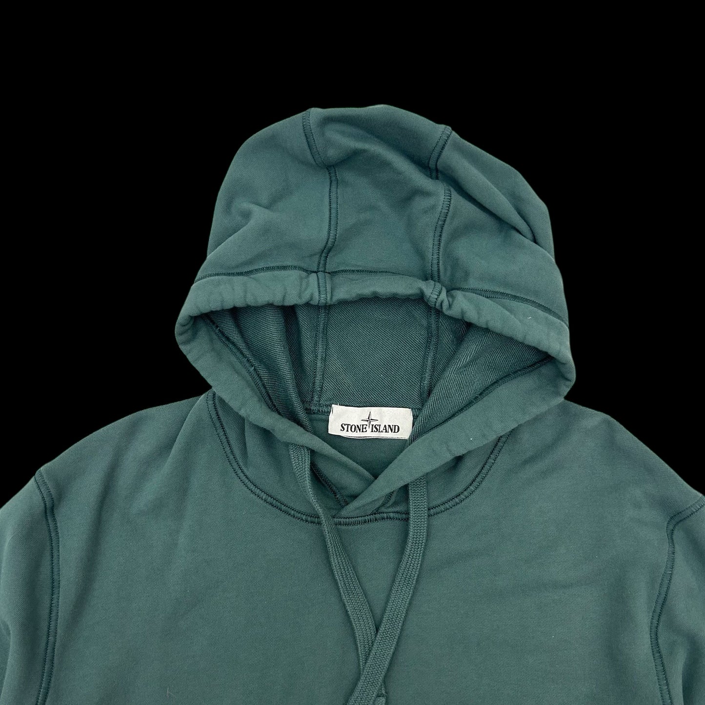 Stone Island Pullover Hoodie Petrol Green (Fits L/XL)