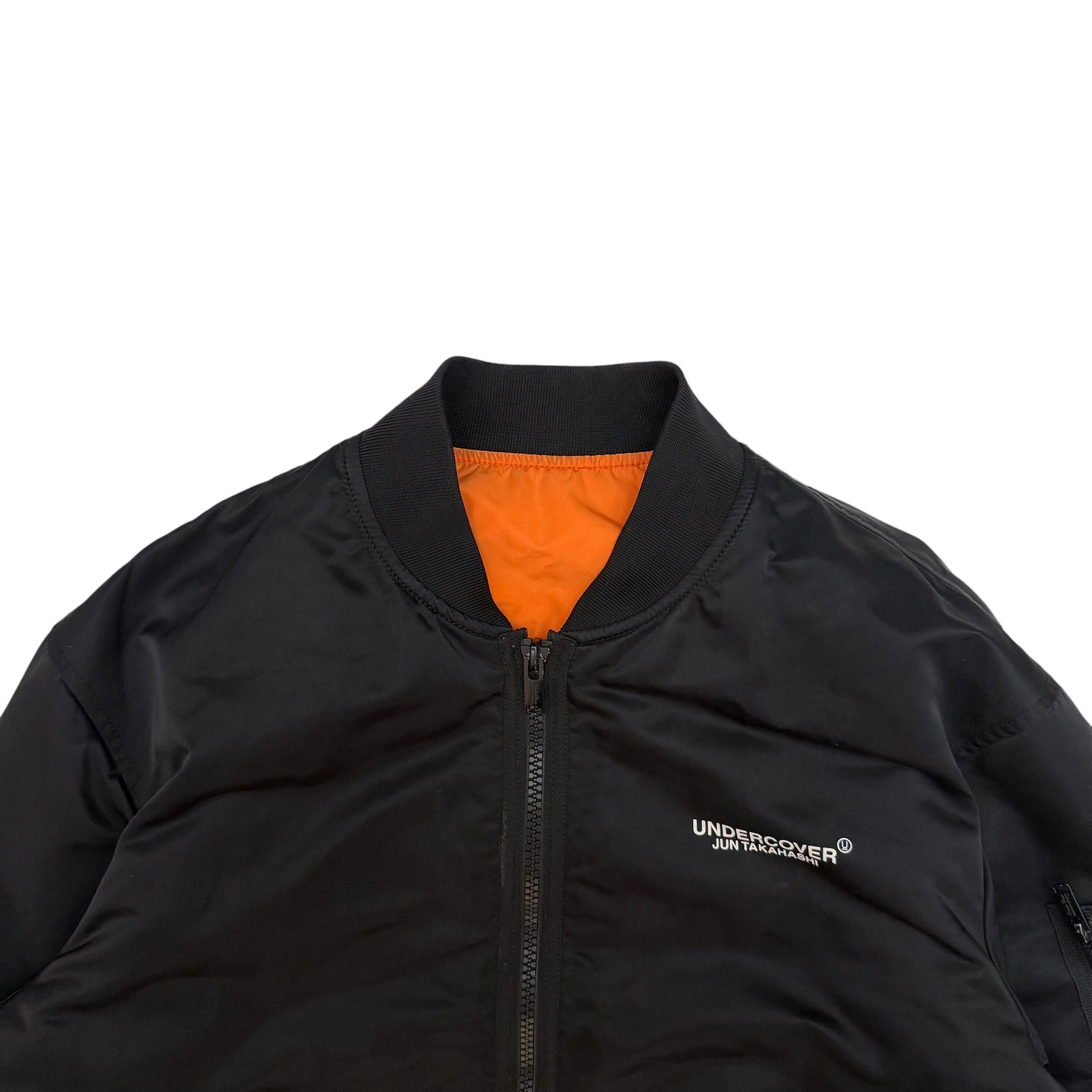 Undercover AW20 Fallen Man Bomber Jacket Black (Fits L-XL)