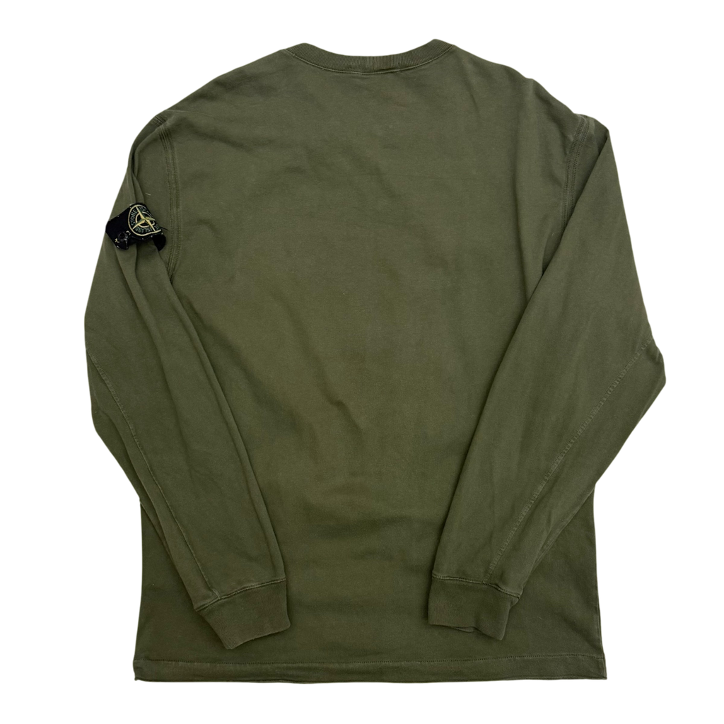 Stone Island Crewneck Sweatshirt Khaki Green (Fits M-L)