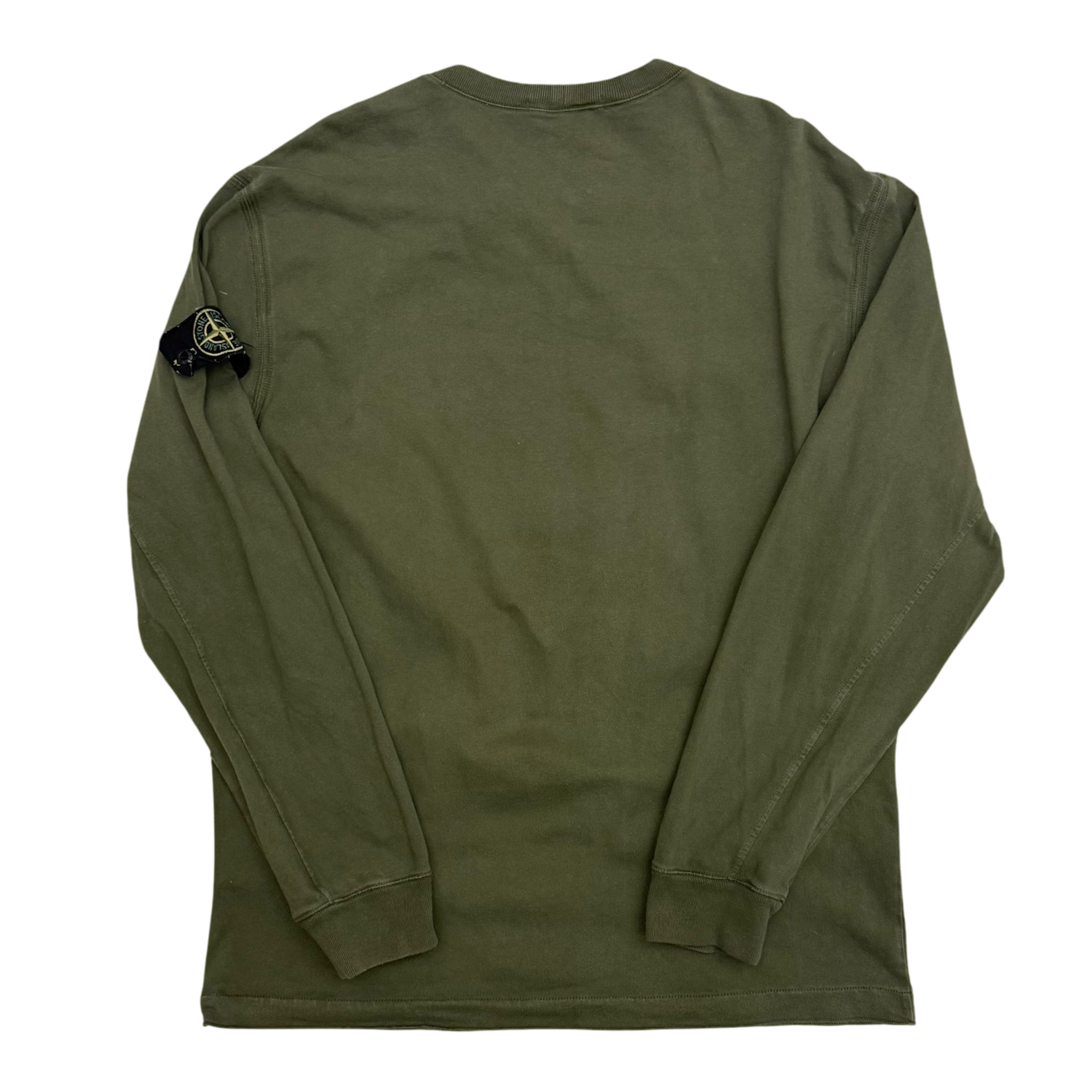 Stone Island Crewneck Sweatshirt Khaki Green (Fits M-L)