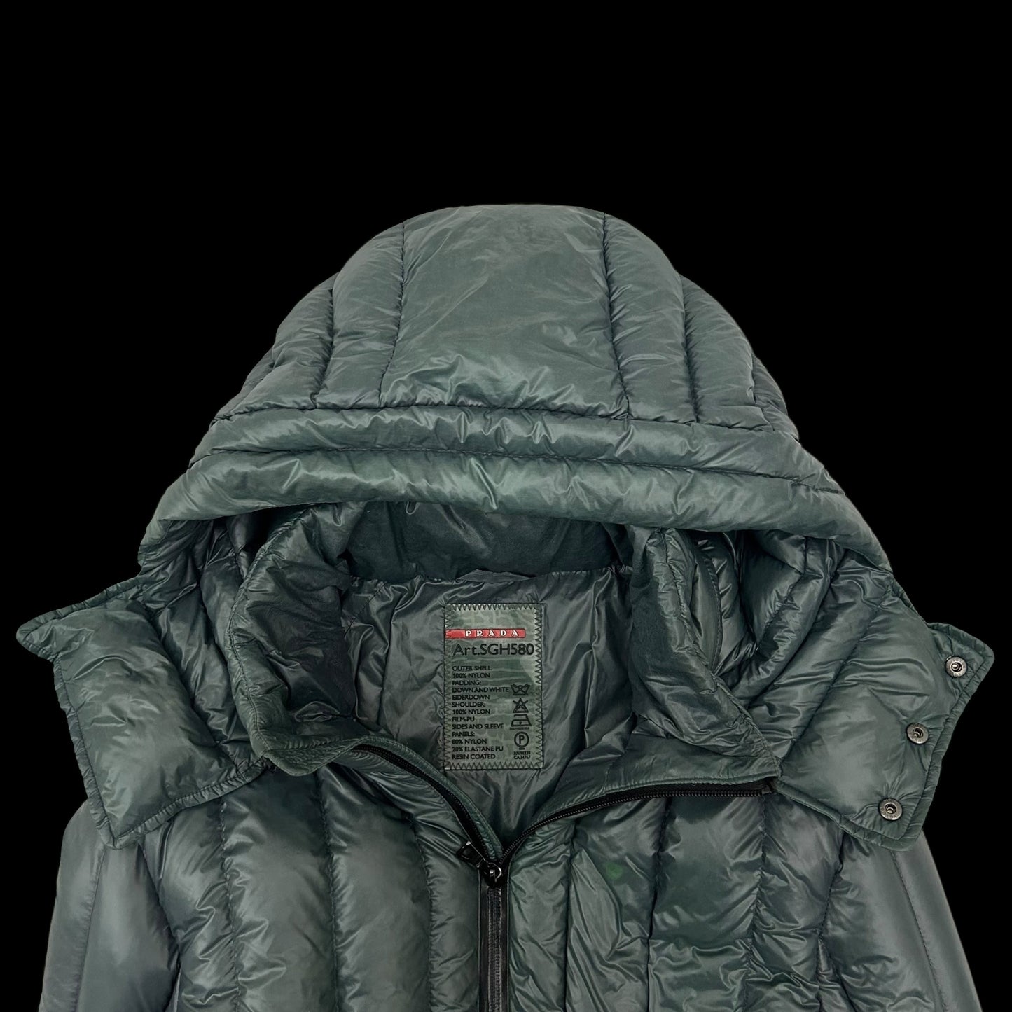 2013 Prada Technical Nylon  Puffer Jacket (Fits M/L)