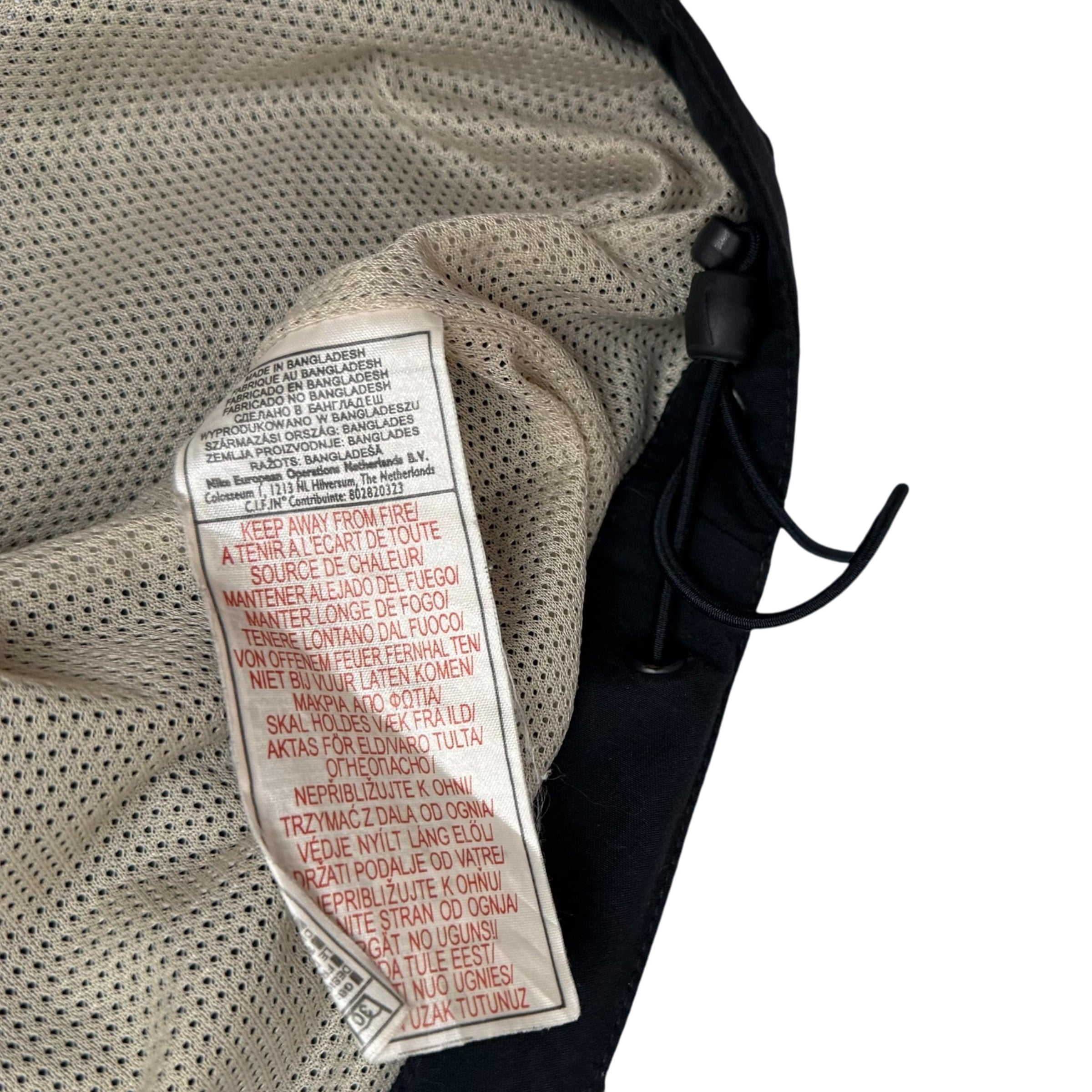 Nike 00s Technical Zip Hooded Jacket Navy (Size L)