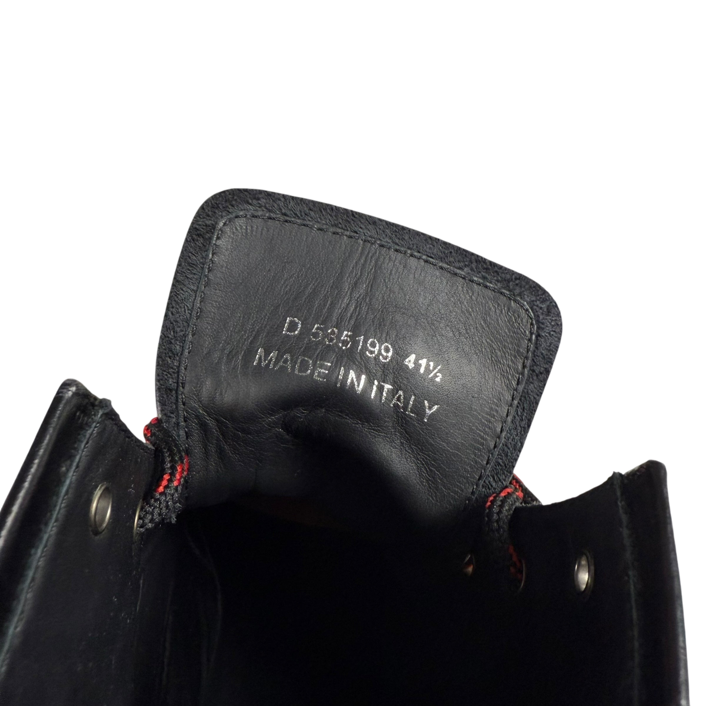 Alexander McQueen Oversized Sole Combat Leather Boots Black (fits US8.5-9)