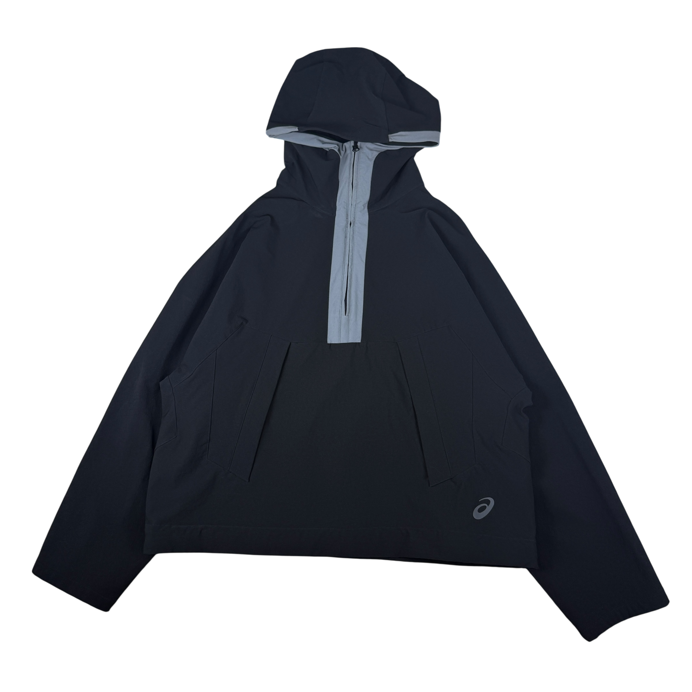 Kiko Kostadinov x ASICS SS19 Poncho Detachable Hooded Jacket Black (Size M)