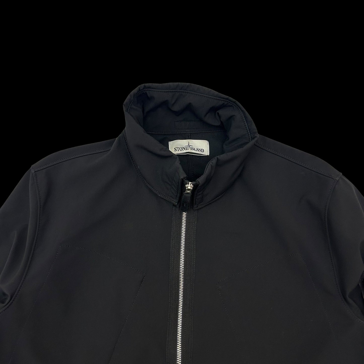 Stone Island Soft Shell R Jacket Black (Fits M/L)