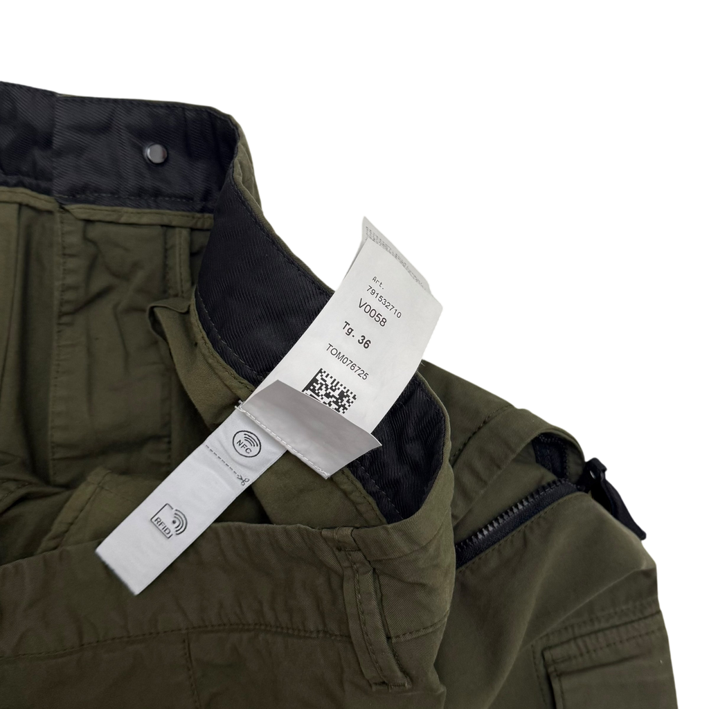 Stone Island Type RE-T Cargo Pants Army Green (Size 36”)