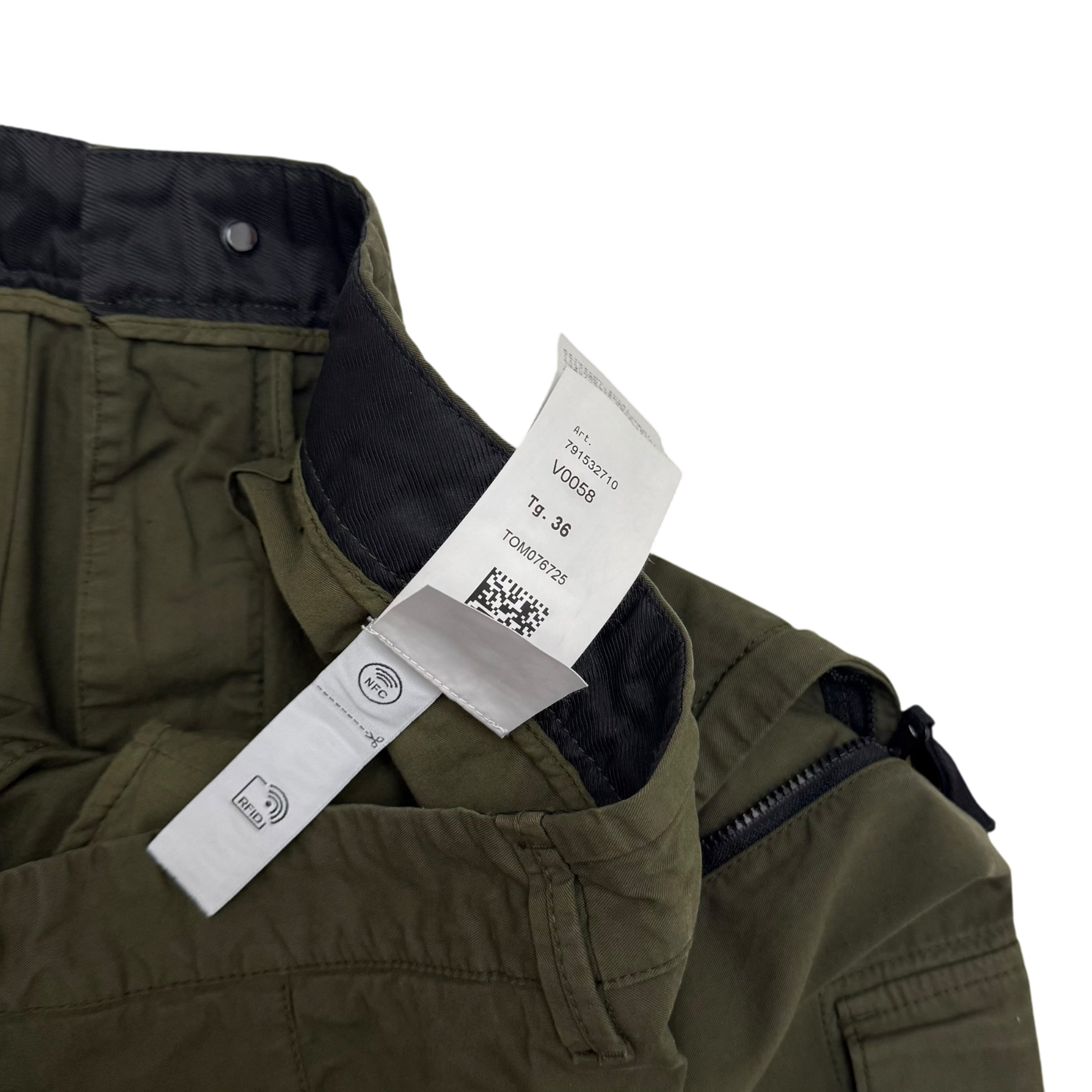 Stone Island Type RE-T Cargo Pants Army Green (Size 36”)