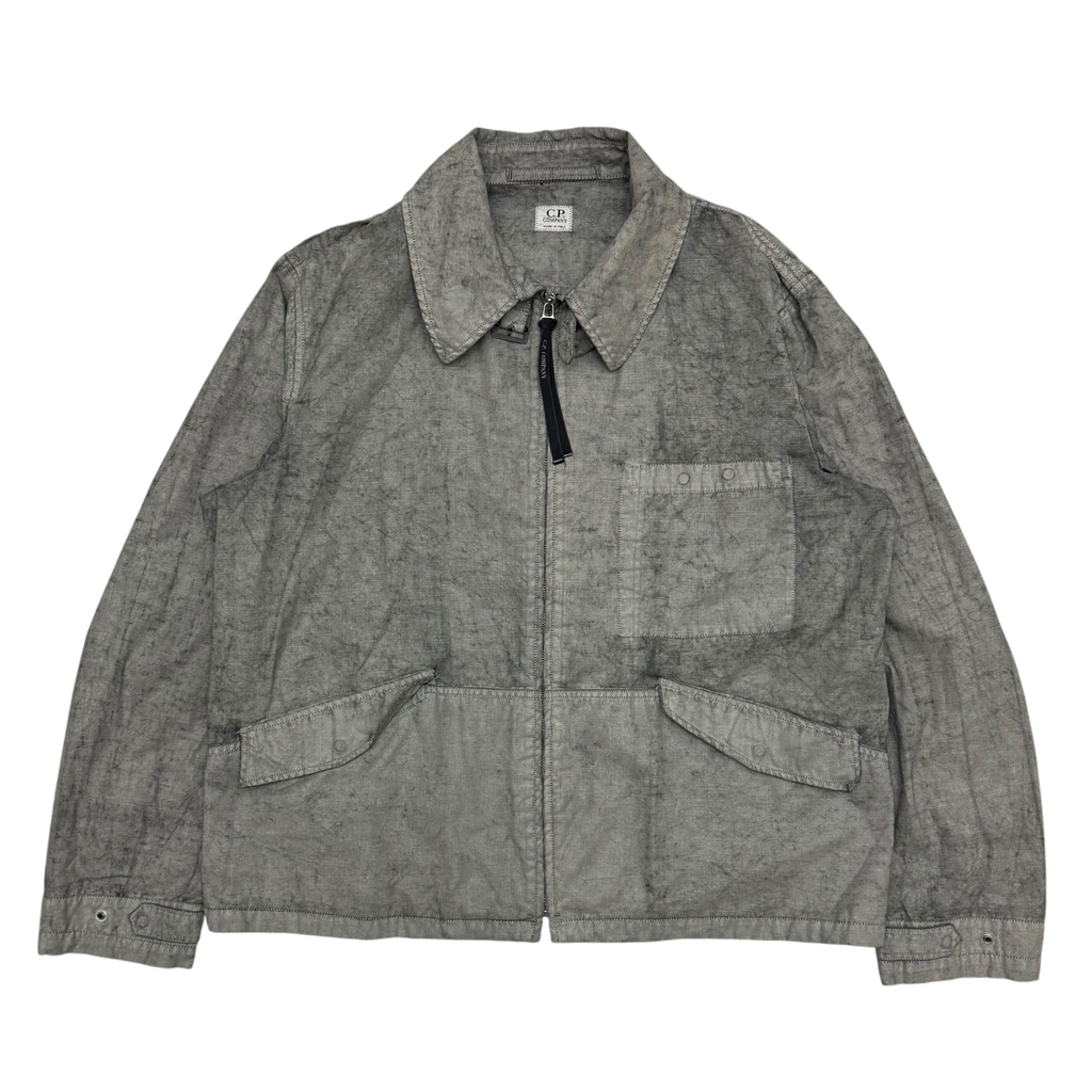 C.P. Company SS03 Spalmatura (Coated) Pigmented Field Jacket Grey (fits XL)