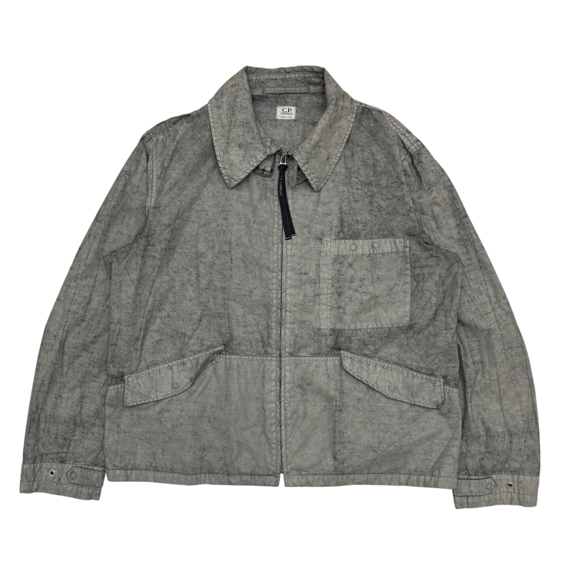 C.P. Company SS03 Spalmatura (Coated) Pigmented Field Jacket Grey (fits XL)