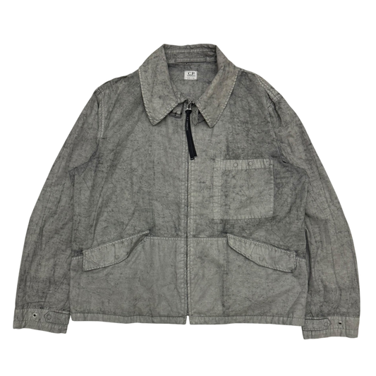 C.P. Company SS03 Spalmatura (Coated) Pigmented Field Jacket Grey (fits XL)