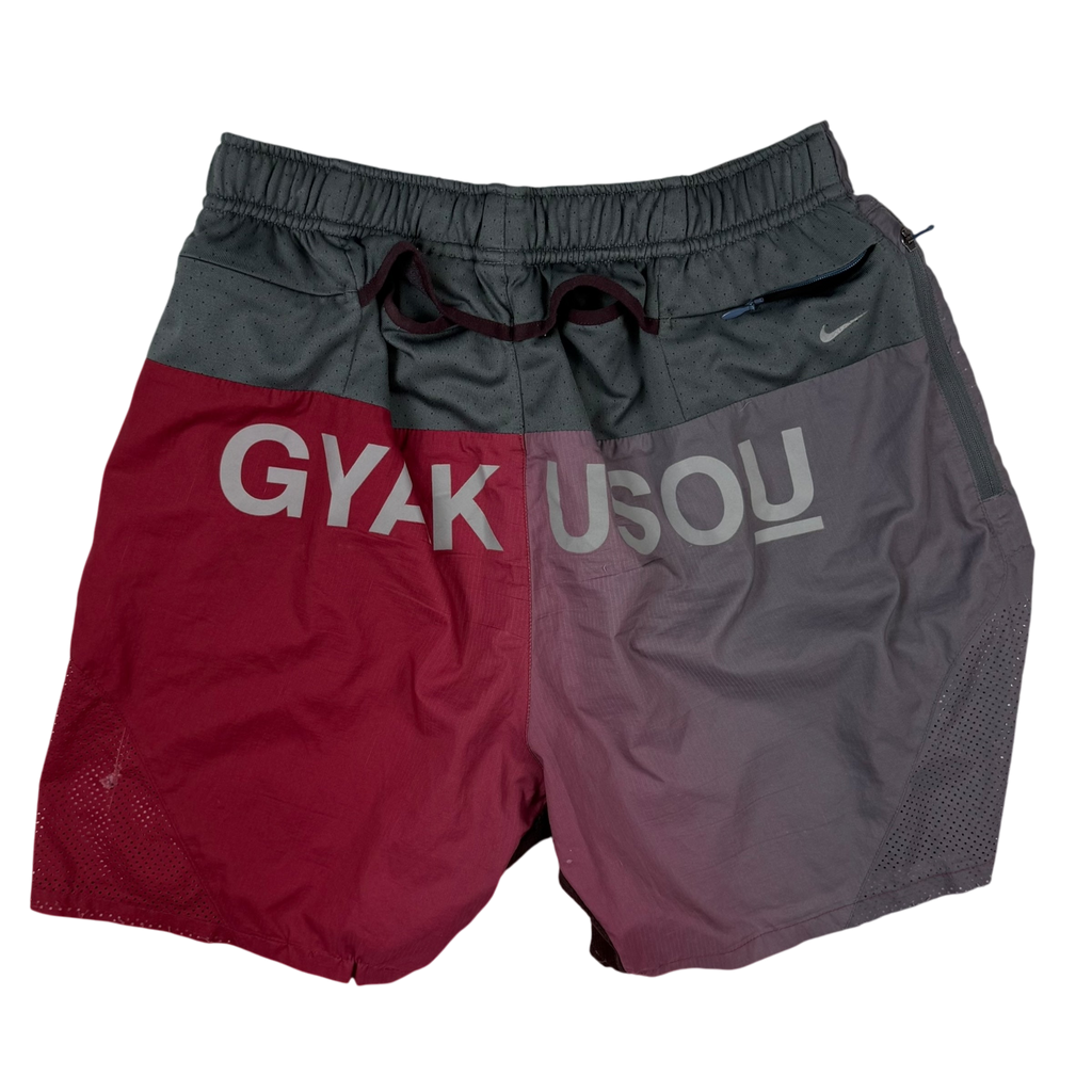 Nike x Undercover Gyakusou SS13 Running Shorts Red/Grey (Fits M)