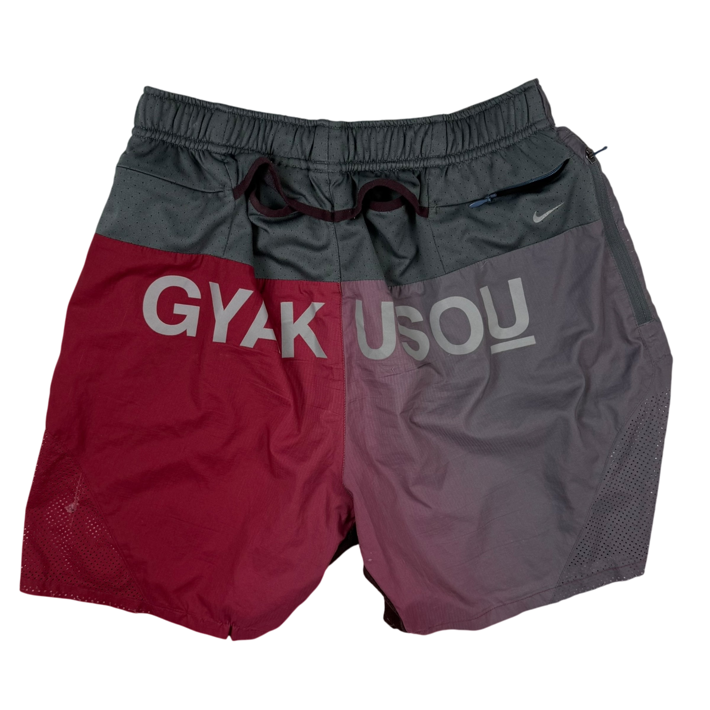 Nike x Undercover Gyakusou SS13 Running Shorts Red/Grey (Fits M)