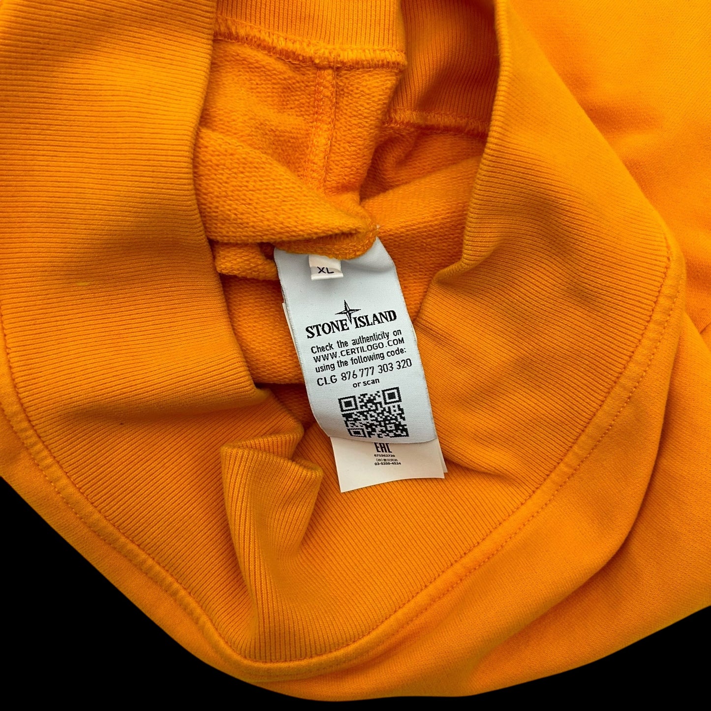 Stone Island Crewneck Sweater Orange (Fits L/XL)