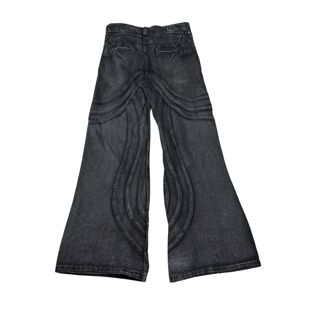 NO/FAITH STUDIOS Heavy Wave Jeans Black (Size M)