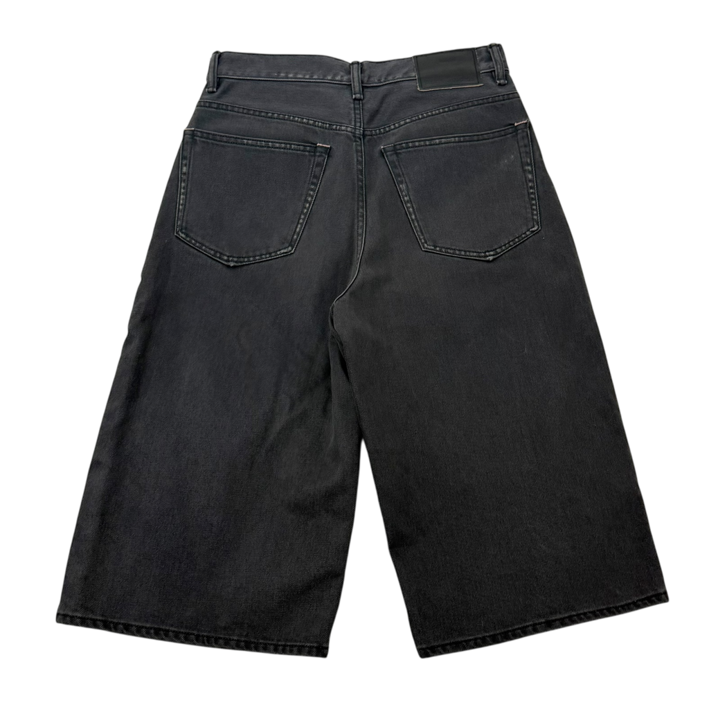Acne Studios Loose Fit Denim Shorts Washed Grey (Fits 30”)