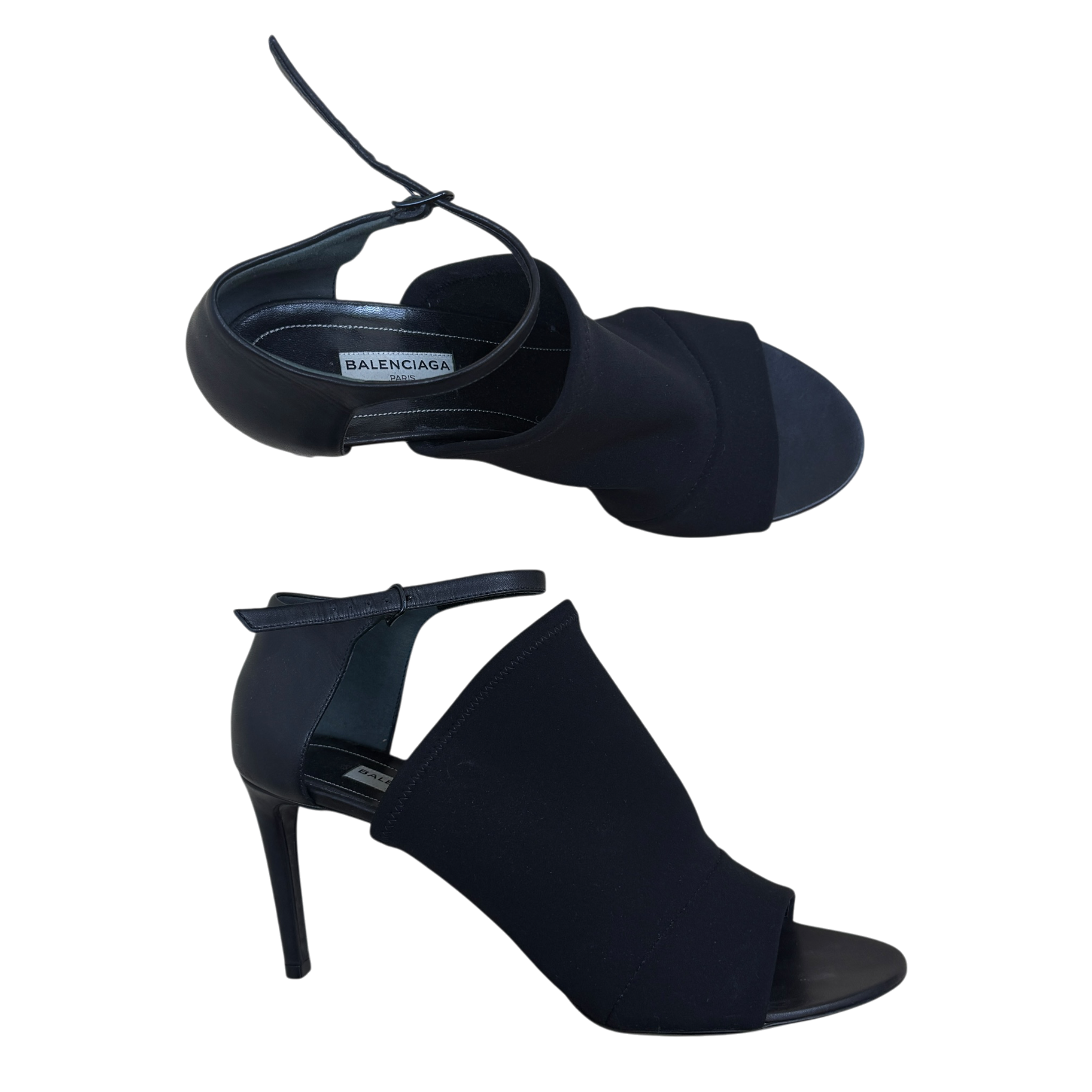 Balenciaga Leather Glove Pumps Black (Size EU40)