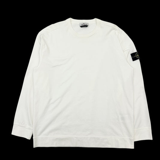 Stone Island Crewneck Sweater White (Fits XL/XXL)