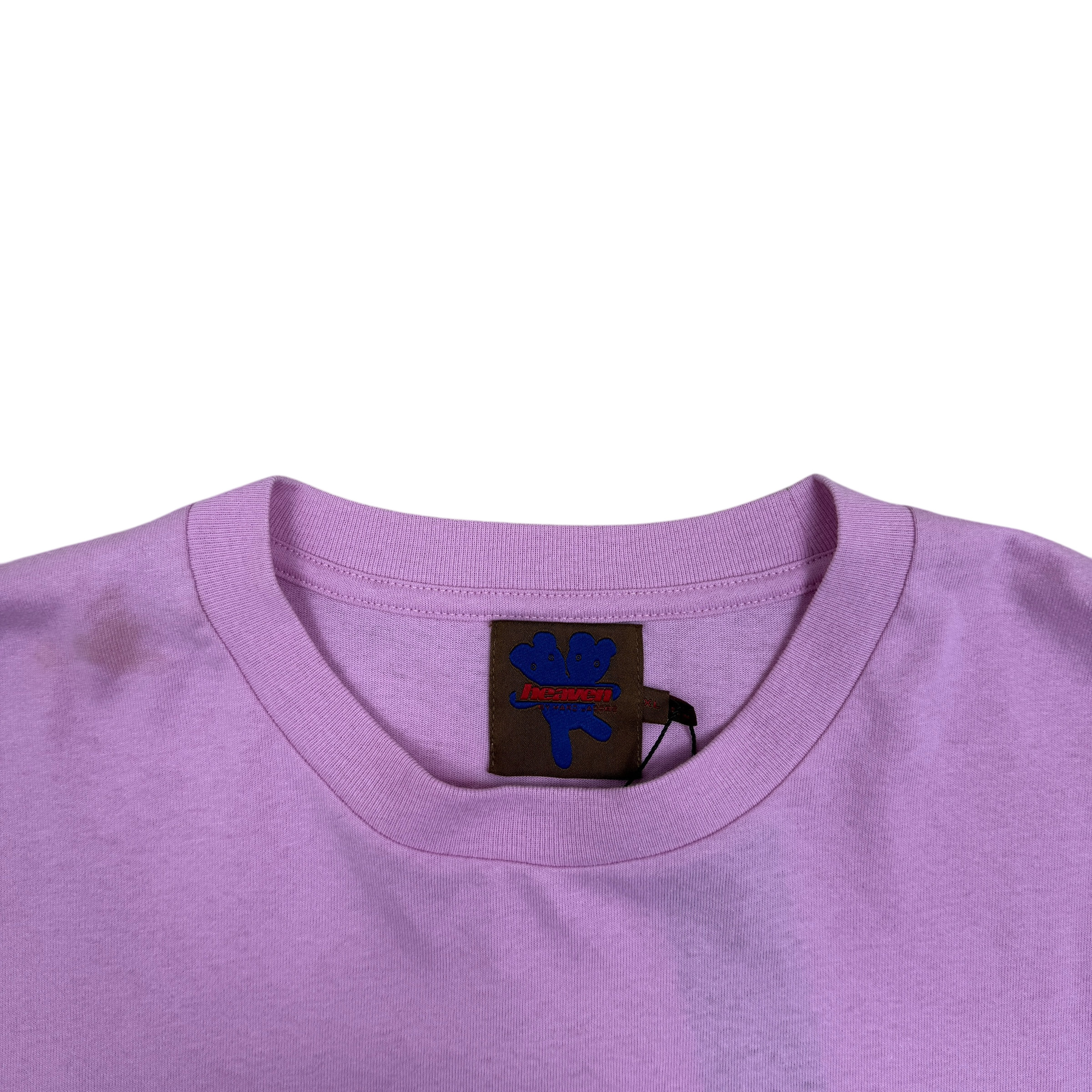 Heaven by Marc Jacobs SS22 Bear Logo T-Shirt Pink (Fits L)