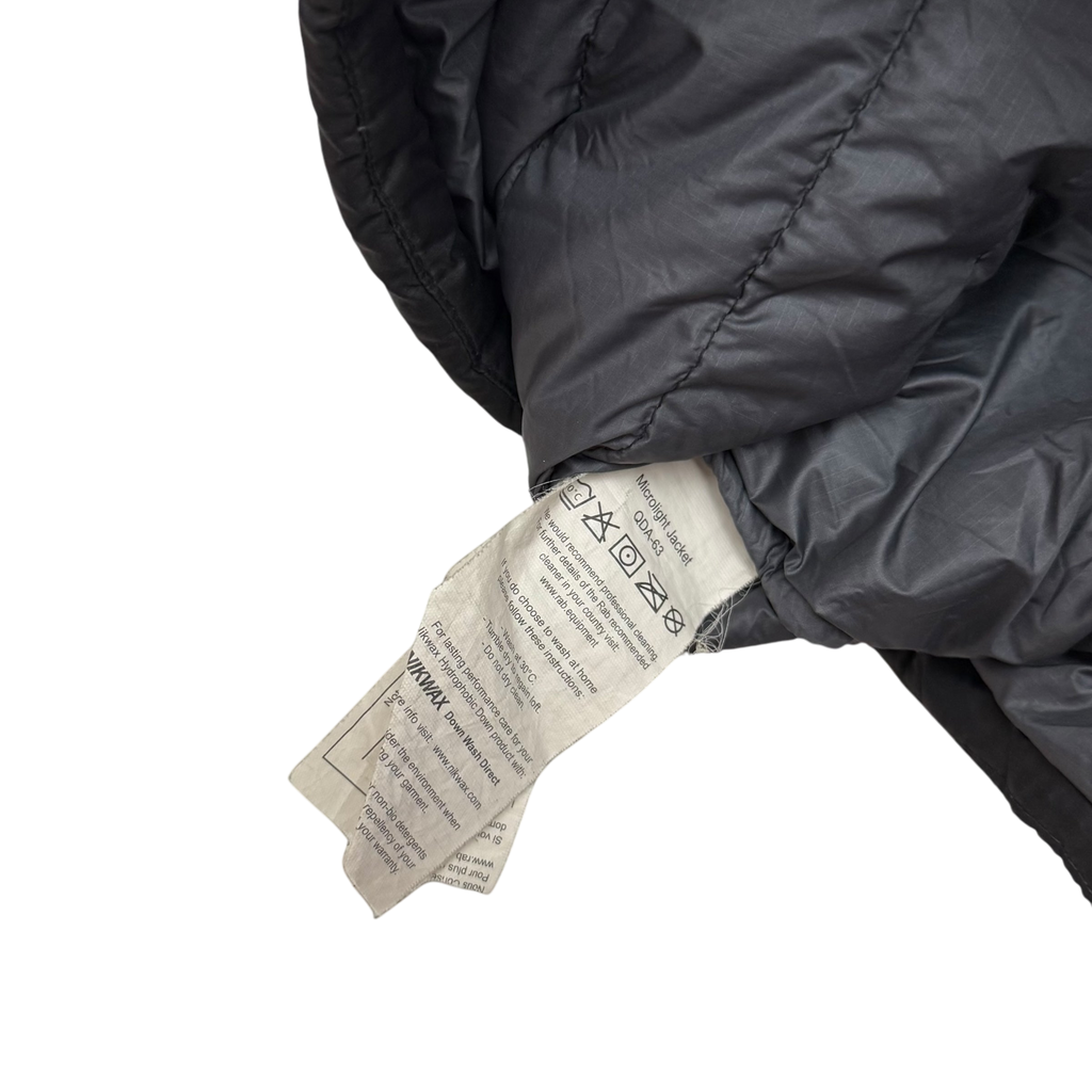 Rab Pertex Microlight Alpine Down Jacket Black (Size L)