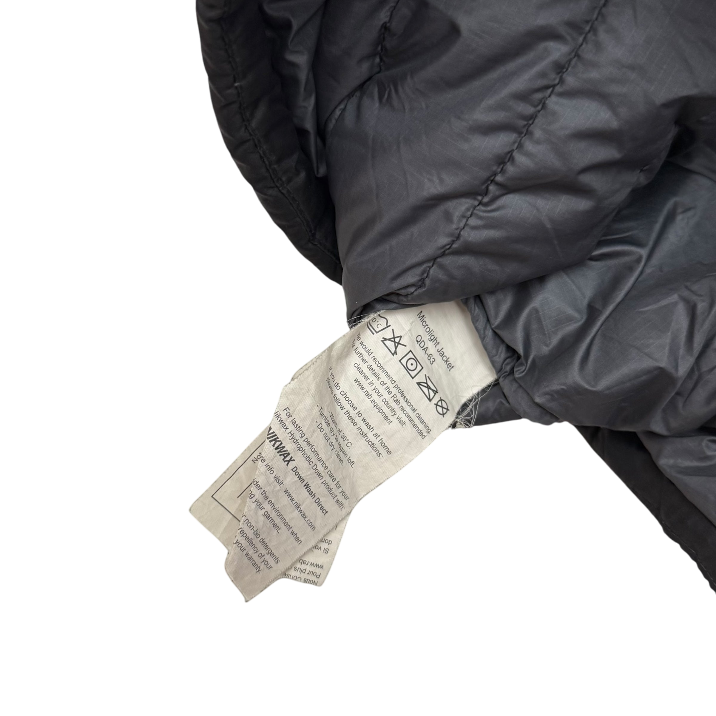 Rab Pertex Microlight Alpine Down Jacket Black (Size L)