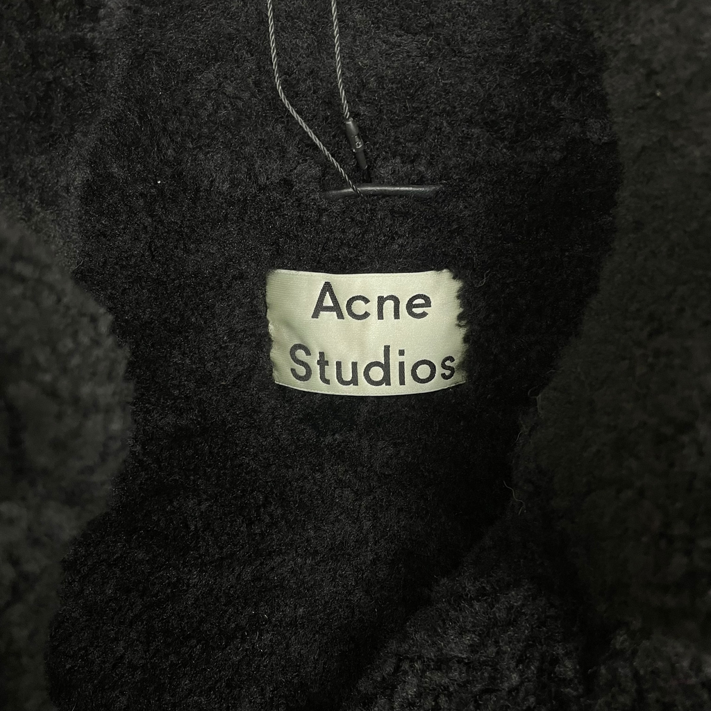 Acne Studios Shearling Fur Jacket Black (Size 36)