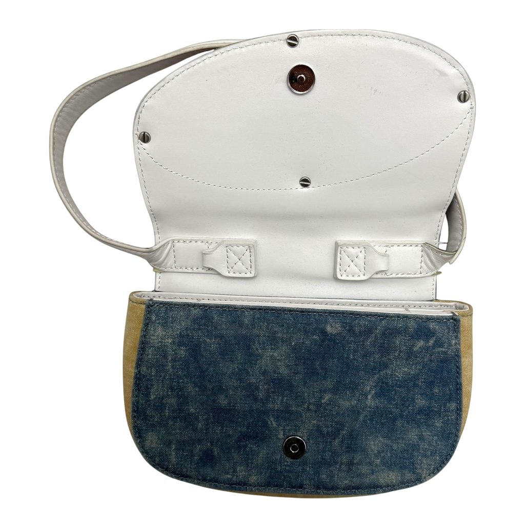 Diesel 1DR Womens Shoulder Bag Blue Denim