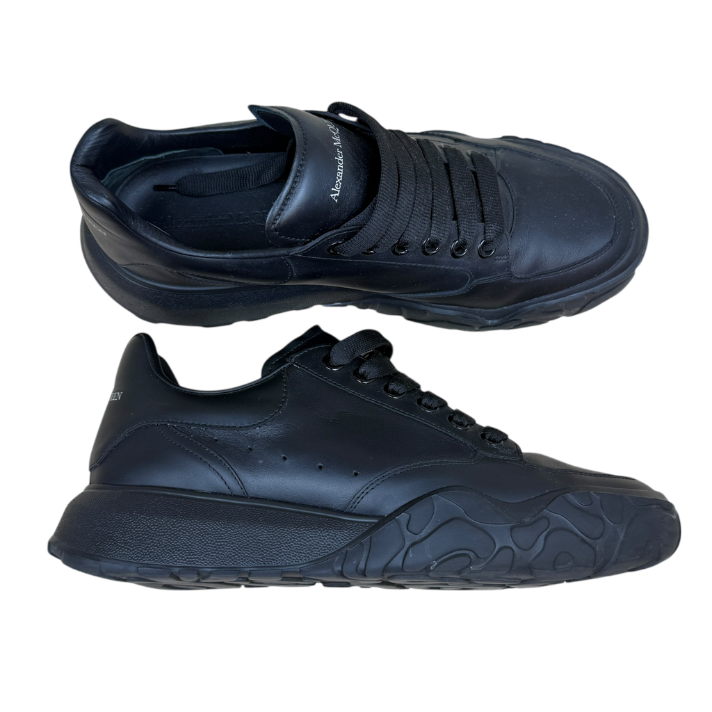 Alexander McQueen Court Leather Sneakers Black (US9/EU42)