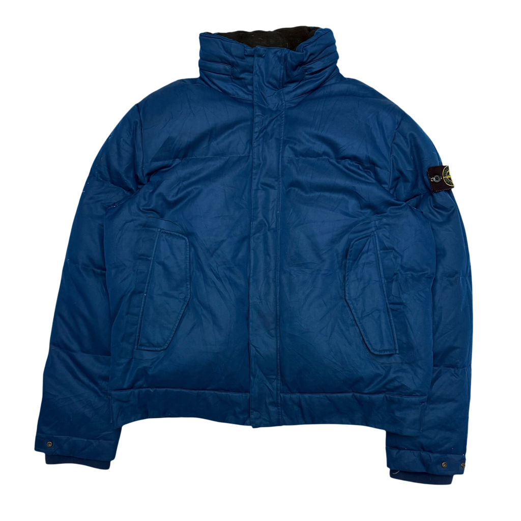 Stone Island AW 2009 Weatherproof Goose Down Jacket Blue (Size XXL)