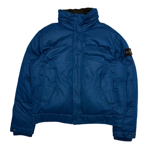 Stone Island AW 2009 Weatherproof Goose Down Jacket Blue (Size XXL)