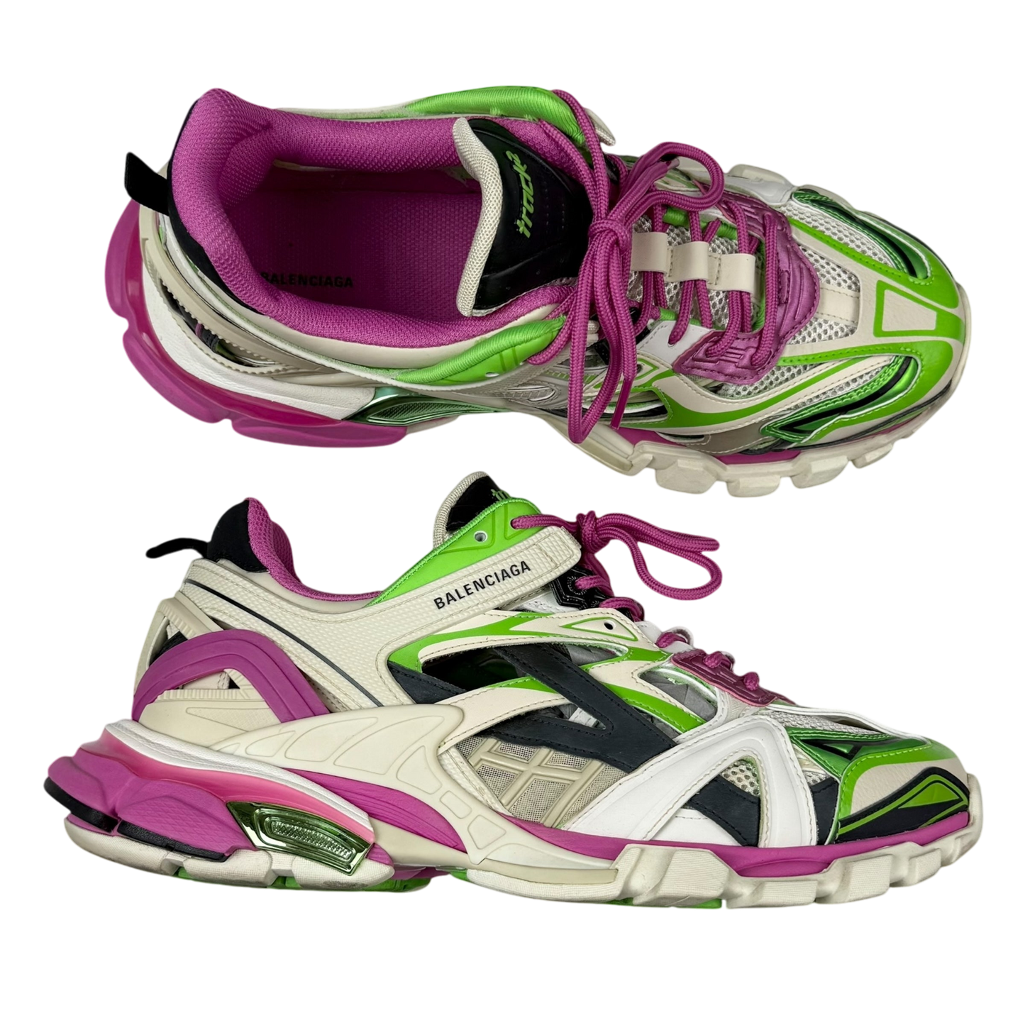 Balenciaga 2021 Track.2 Trainer Pink / Green (US11/UK10/EU44)