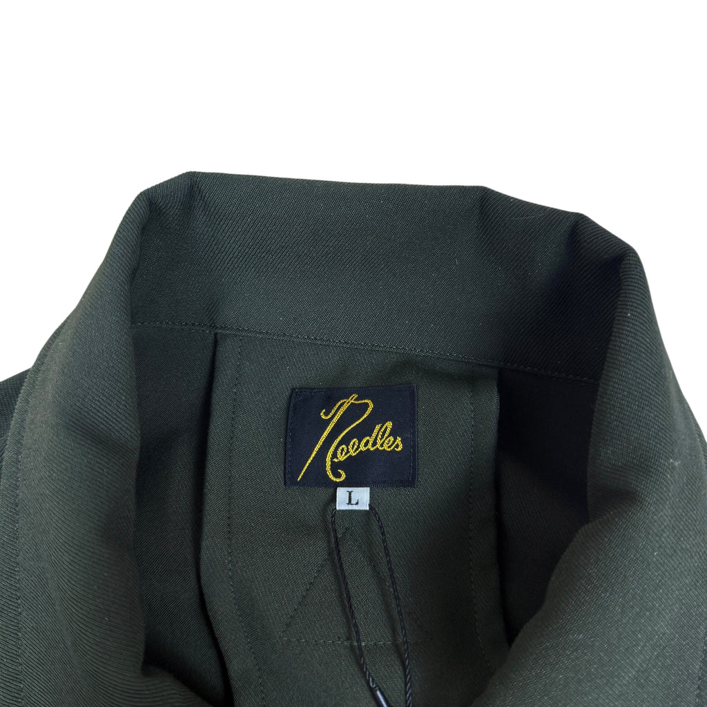 Needles FW24 Cavalry Twill Sports Jacket Army Green (Size L)