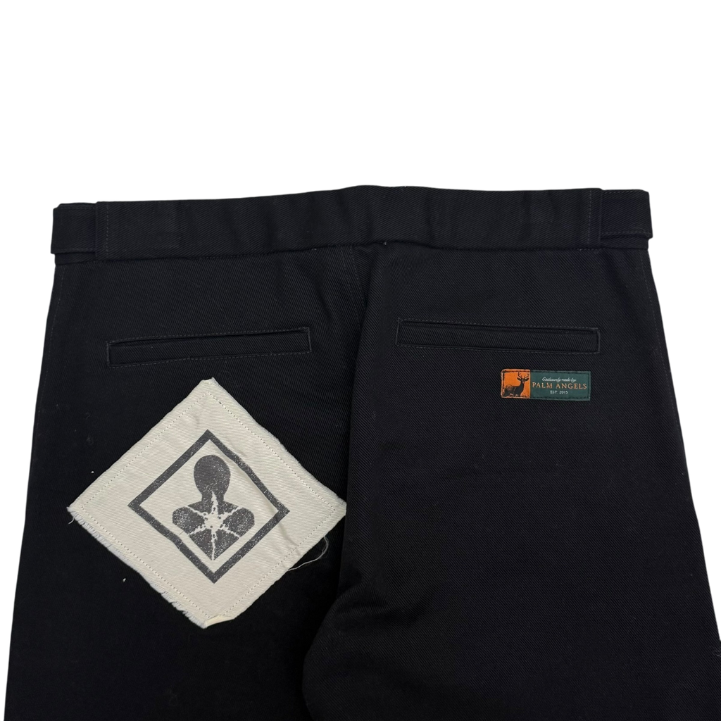 Palm Angels Corduroy Patchwork Pants Black (Size M)
