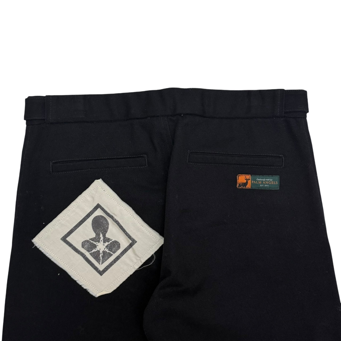 Palm Angels Corduroy Patchwork Pants Black (Size M)