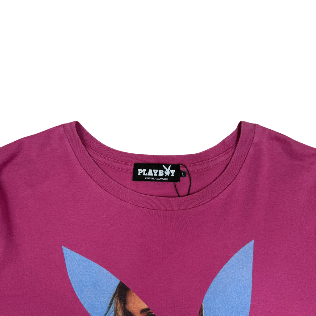 Hysteric Glamour x Playboy Graphic T-Shirt Pink (Size L)