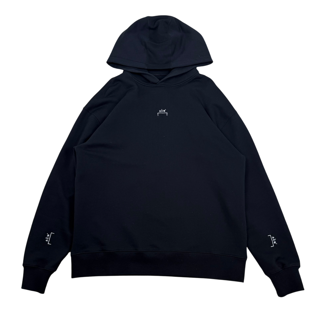 A-COLD-WALL* (ACW) Essential Logo Printed Hoodie Black (Fits M-L)