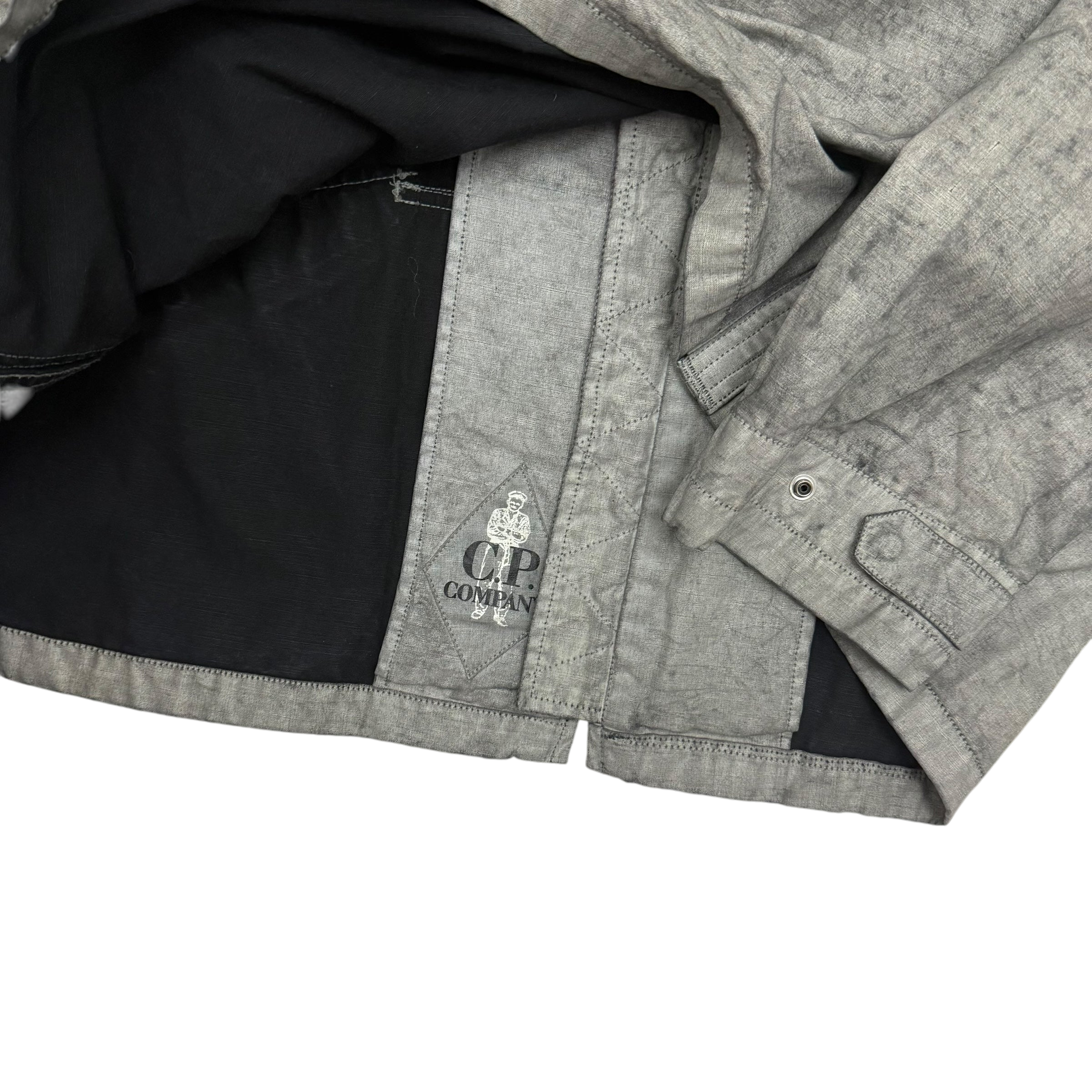 C.P. Company SS03 Spalmatura (Coated) Pigmented Field Jacket Grey (fits XL)