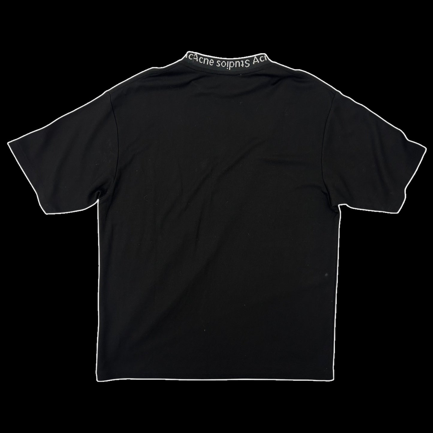 Acne Studios Jacquard Logo T-Shirt Black (Fits L)