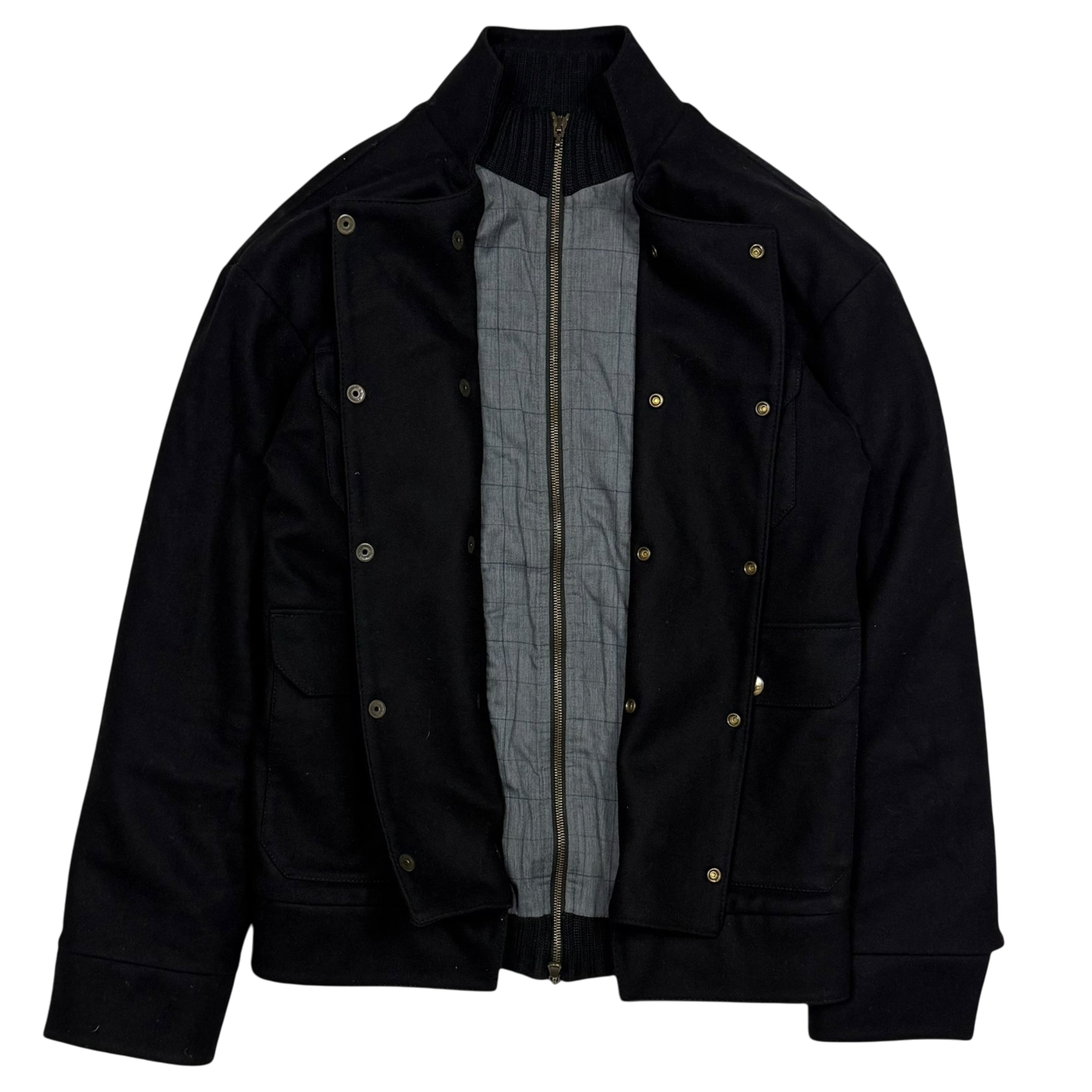 Vivienne Westwood Man 00s Button-Detailed Wool Utility Jacket (Fits M–L)